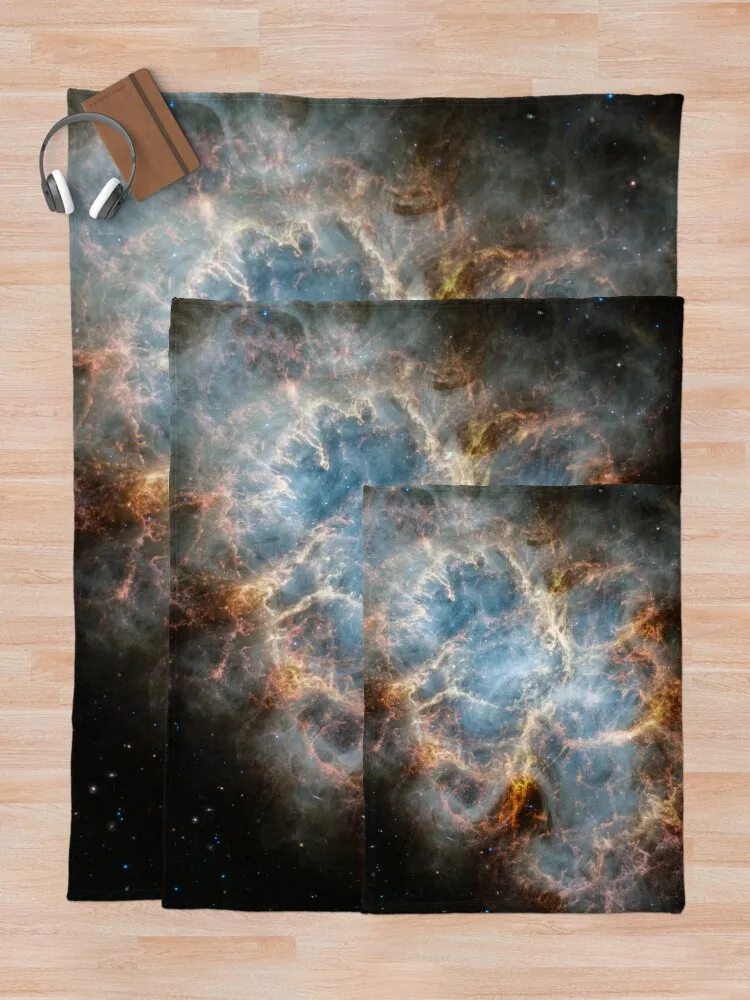 Крабная туманность (Изображение NIRCam и MIRI) Одеяло с космическим телескопом