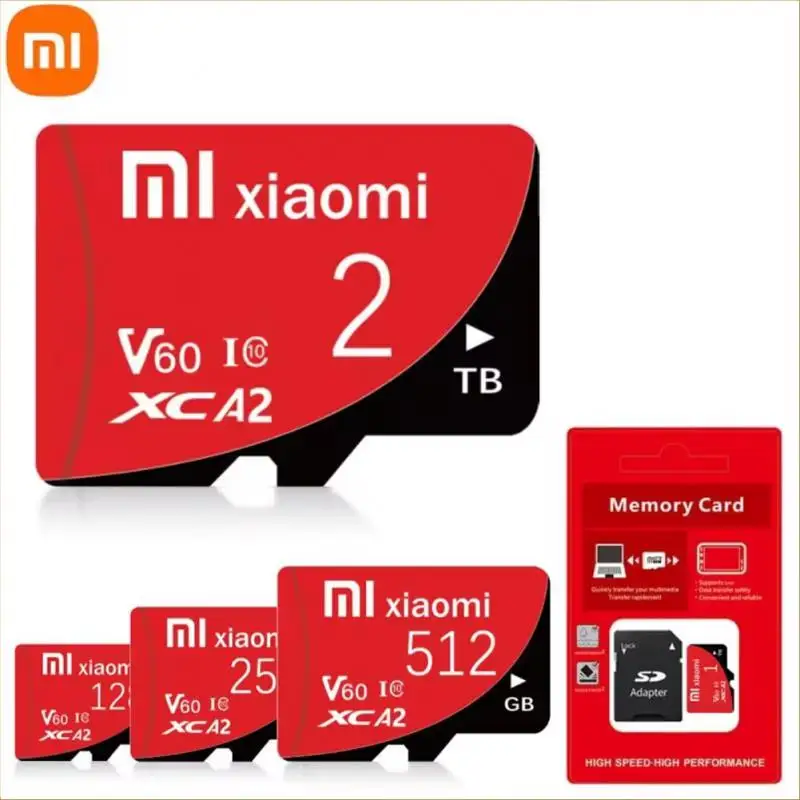 ia Karta Xiaomi mijia Micro TF SD 1TB 2TB Oryginalna karta pamięci 64GB 128GB Szybka pamięć flash SDCard 512GB z rozszerzoną pamięcią dla