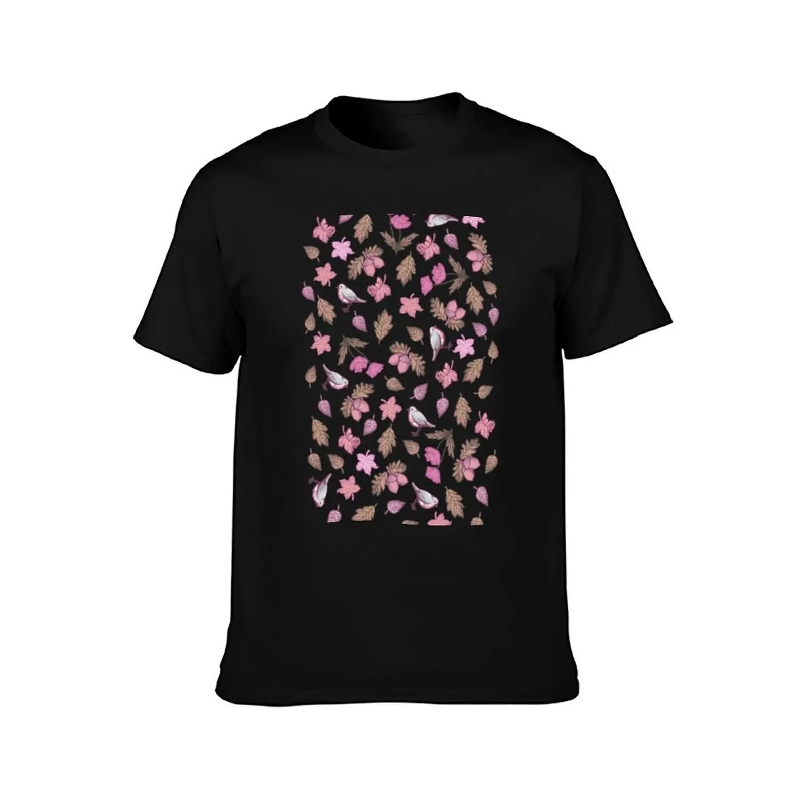 Фото Футболка Folk Autumn Mauve, мужские футболки с графическим принтом, мужские однотонные футболки с принтами, футболка №2