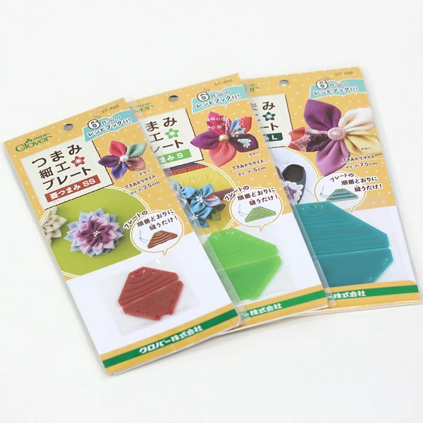 Фото Japan Clover YOYO flower Template 13 for Fabric art  DIY 1 order=1pc №3