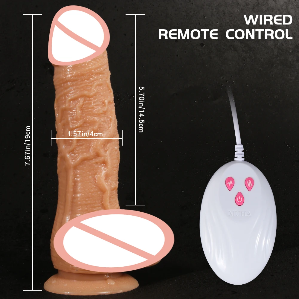 Фаллоимитатор с дистанционным управлением для женщин реалистичный пенис