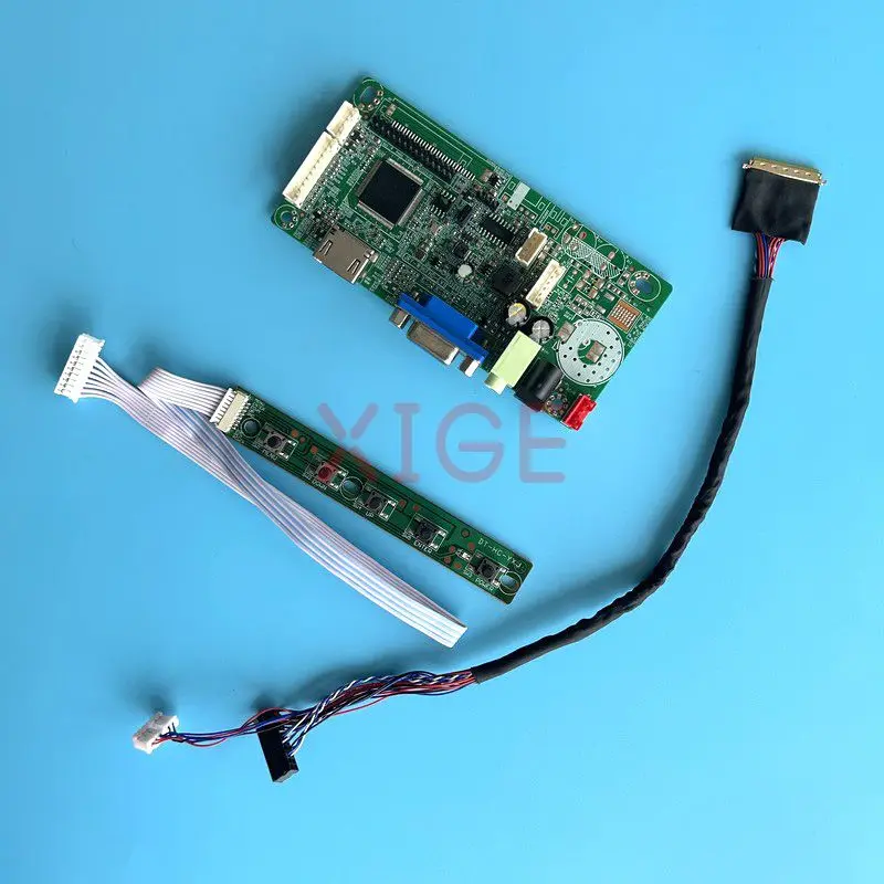 

LCD Screen Driver Board Fit HSD101PHW1 LTN101AT03 M101NWN8 VGA HDMI-Compatible Laptop Monitor 40-Pin LVDS DIY Kit 10.1" 1366*768