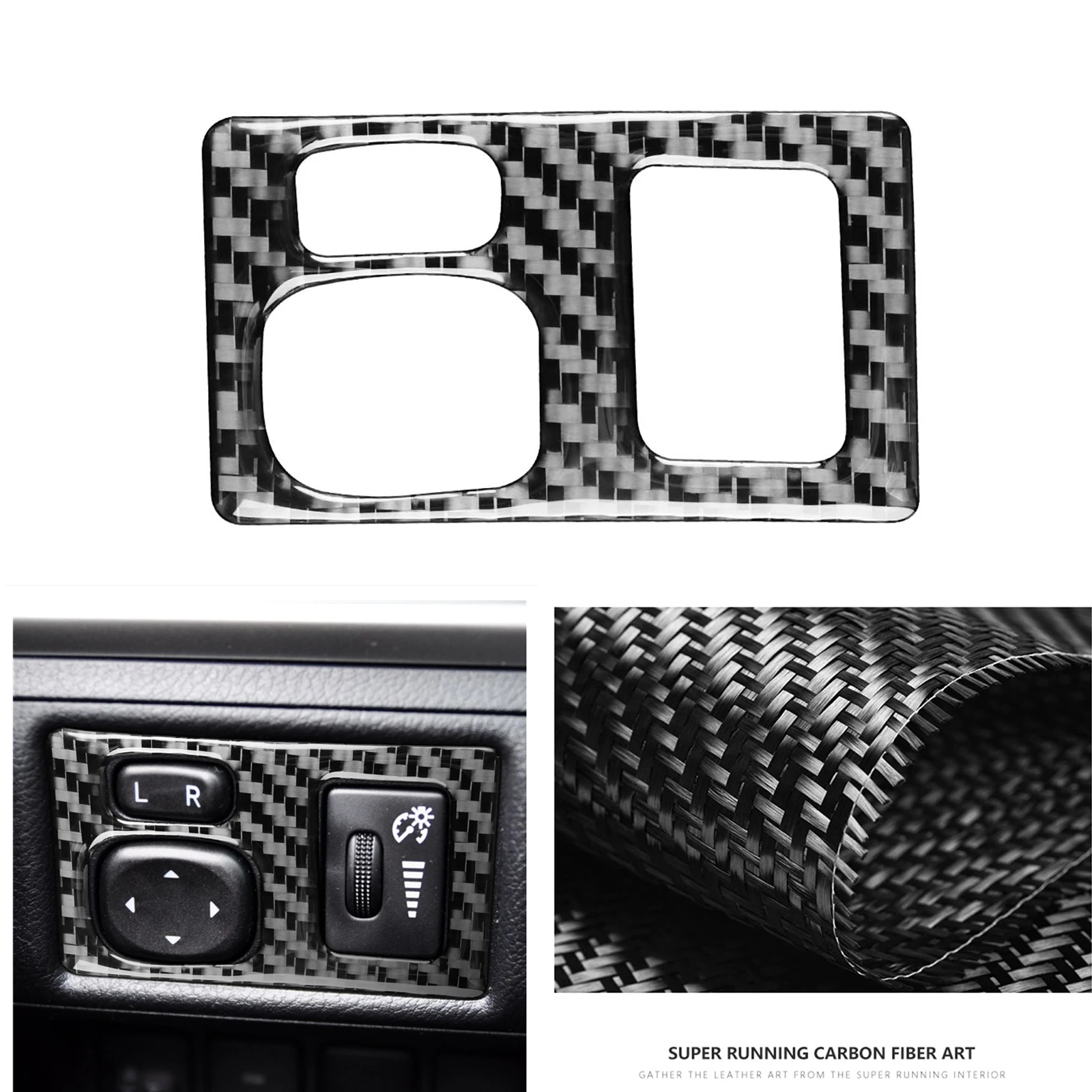 Для Lexus CT CT200h 2011-2017 углеродное волокно внутренняя приборная панель переключатель