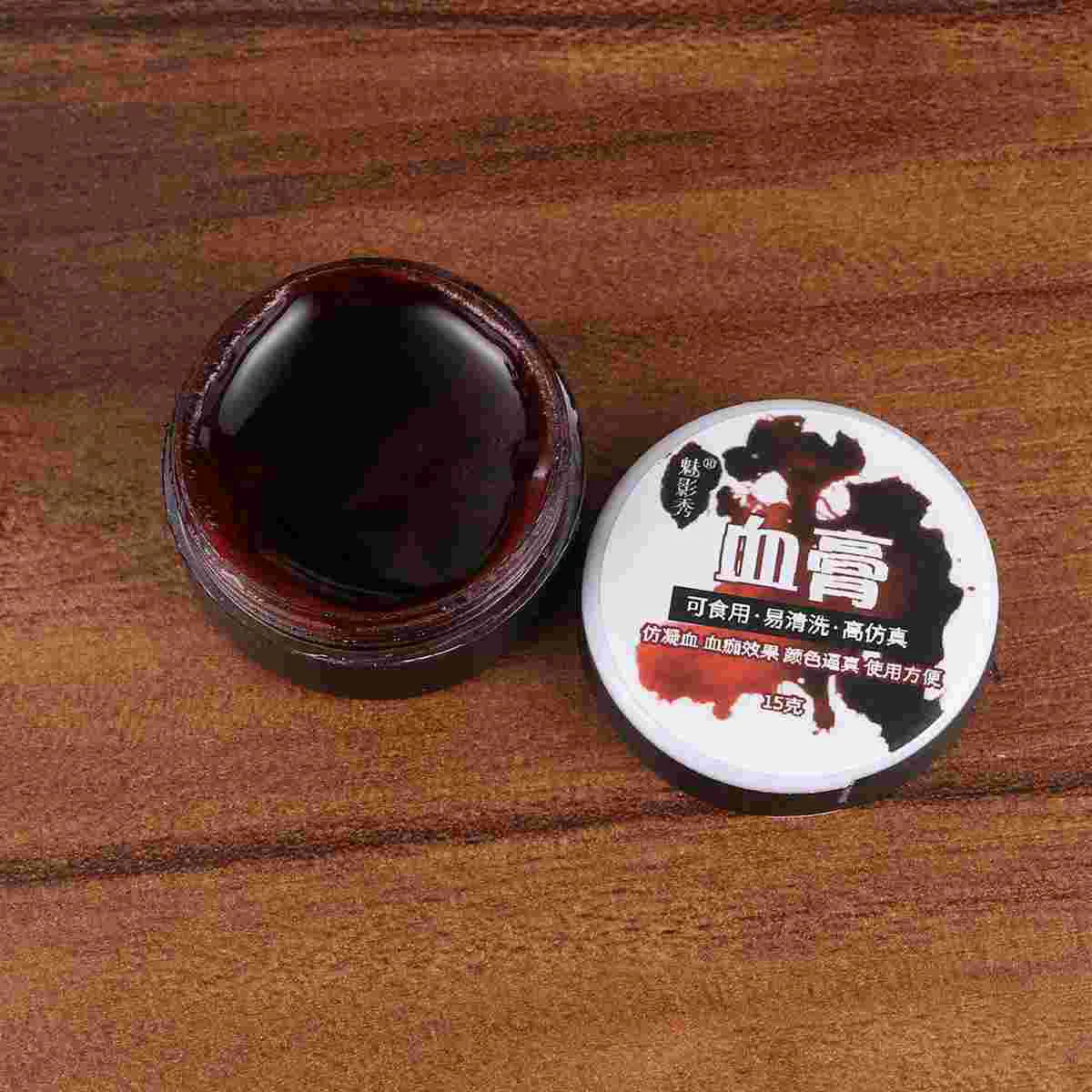 

Blood Fake Gelplasma Horror Coagulated Makeup Scab Prop Paste Washable Realistic Imitation Zombie Sfxsplatter Liquid Wound