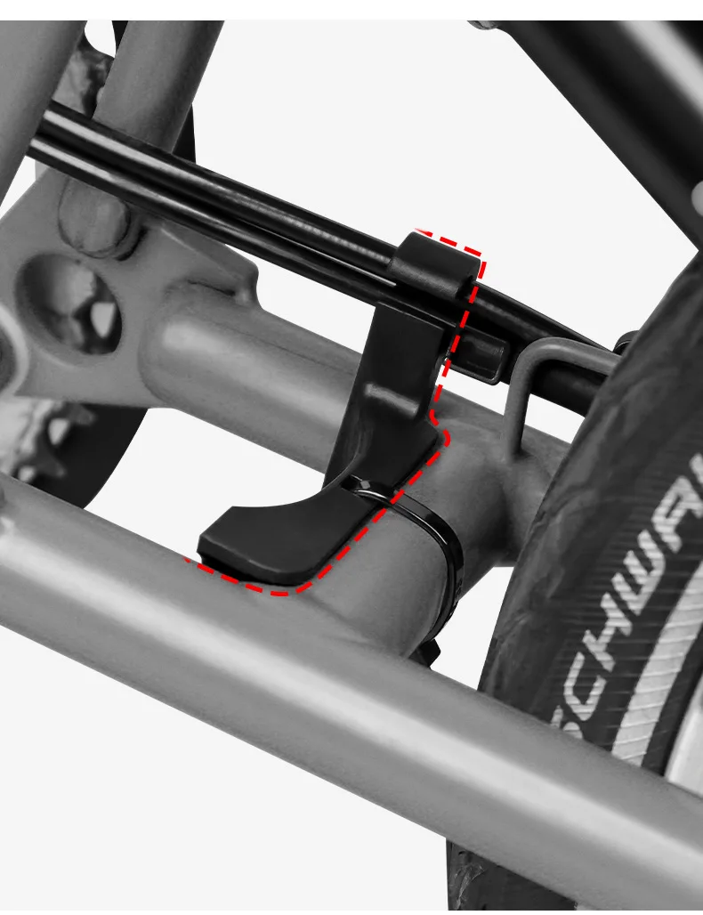 Блок парковки складного велосипеда MUQZI для линии Brompton a/c предотвращает падение