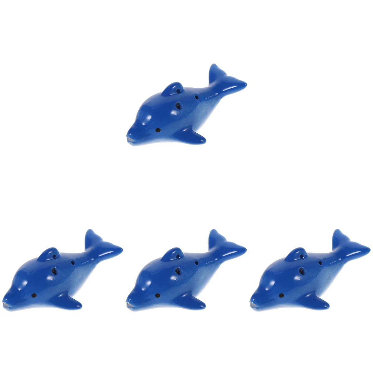 

4-кратный креативный компактный керамический инструмент Ocarina портативный инструмент Ocarina Plaything 6-отверстие Ocarina