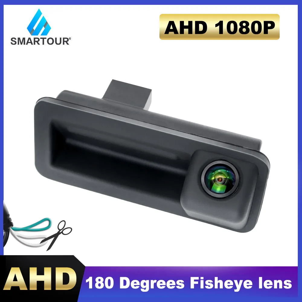 

CCD AHD 1080P Автомобильная камера заднего вида с ручкой багажника для Ford Mondeo MK4 CHIA-X Fiesta ST Kuga MK1 S-Max C-Max Focus 2 MK2