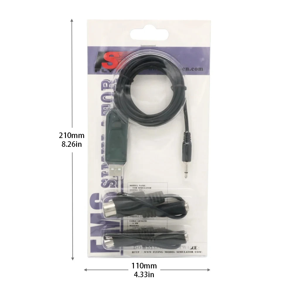 Фото Кабель-адаптер Flysky FS-SM100 USB для авиасимуляторов, совместимый с пультами управления Flysky FS-i6, FS-i4, FS-TH9X, FS-T4B, FS-GT3, FS-GT2 №4