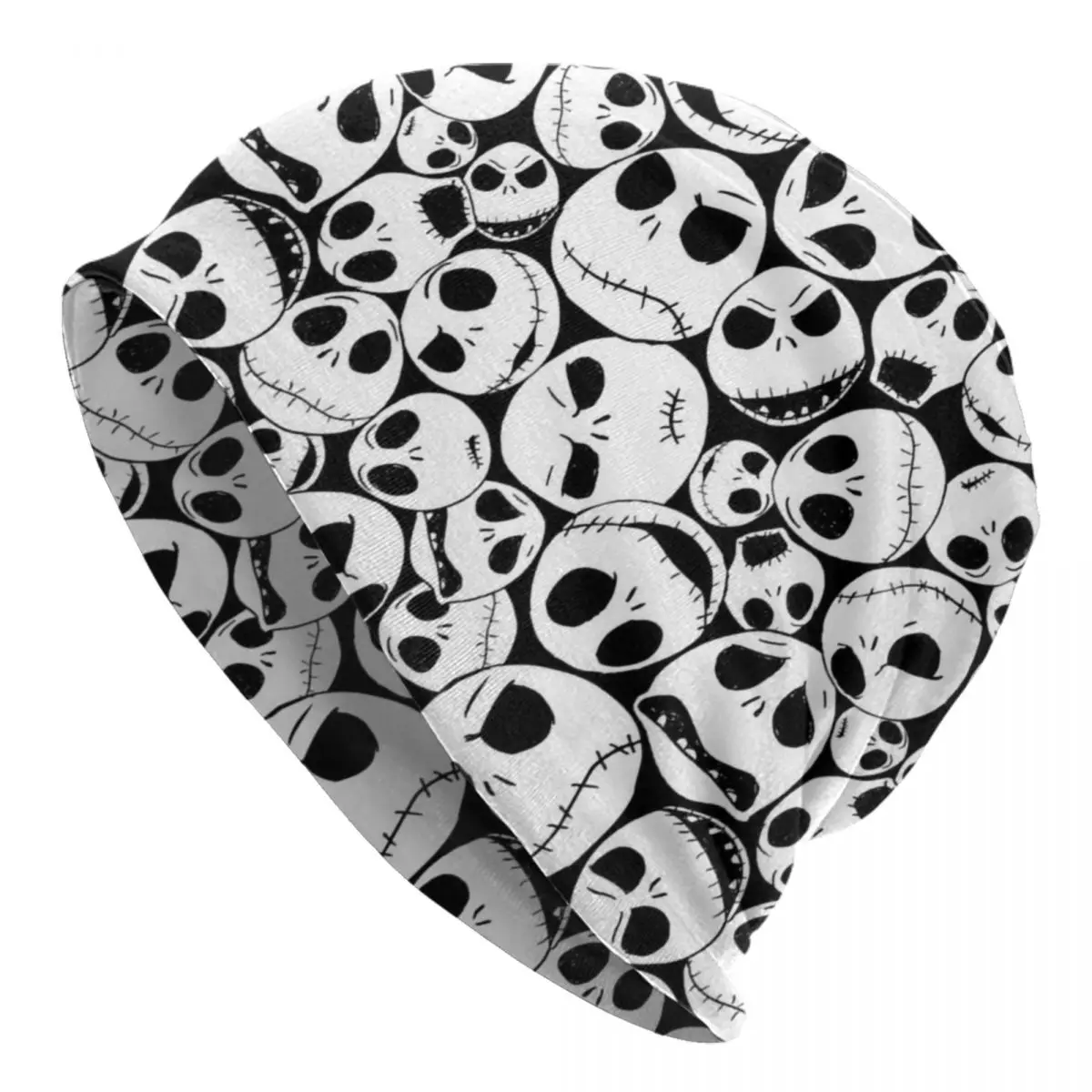 

Рождественские шапочки с черепом Джека шапки модные зимние теплые вязаные Шапки Взрослые Унисекс Шапки для Хэллоуина