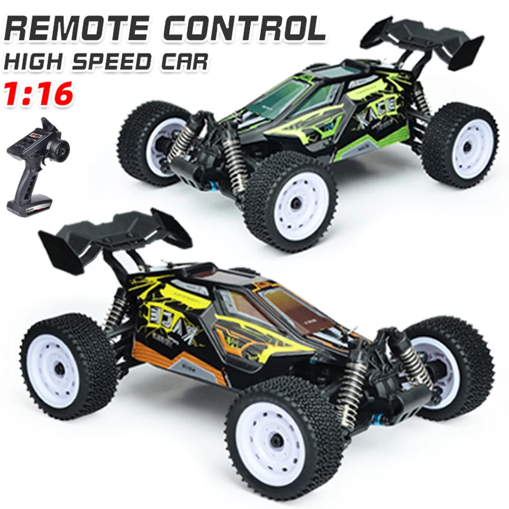 

Радиоуправляемая игрушечная машинка 1:16 2,4G 35 км/ч, гоночный Дрифт, внедорожник, электрическая модель, четырехколесный высокоскоростной прив...