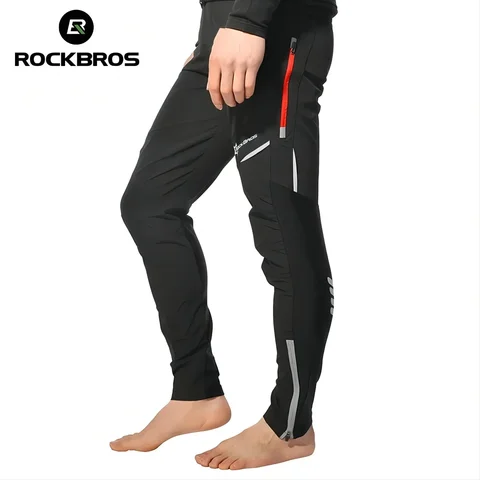 Велосипедные брюки ROCKBROS для мужчин и женщин, спортивные дышащие Светоотражающие штаны, для езды на велосипеде, рыбалки, фитнеса, на лето