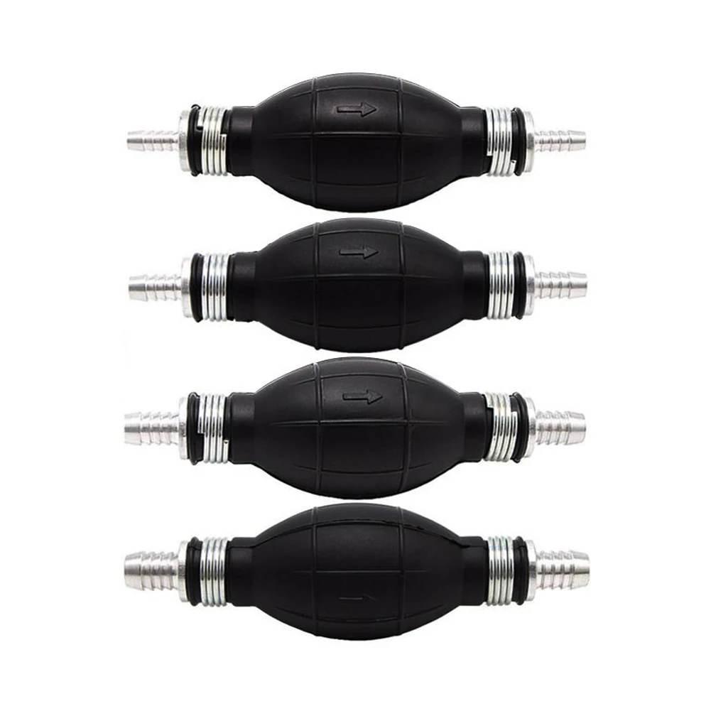 

6mm/8mm/10mm/12mm Hand Fuel Pump Line Rubber Aluminum Hand Primer Bulb diesel oil transfer petrol for Car Boat Marine Outboard