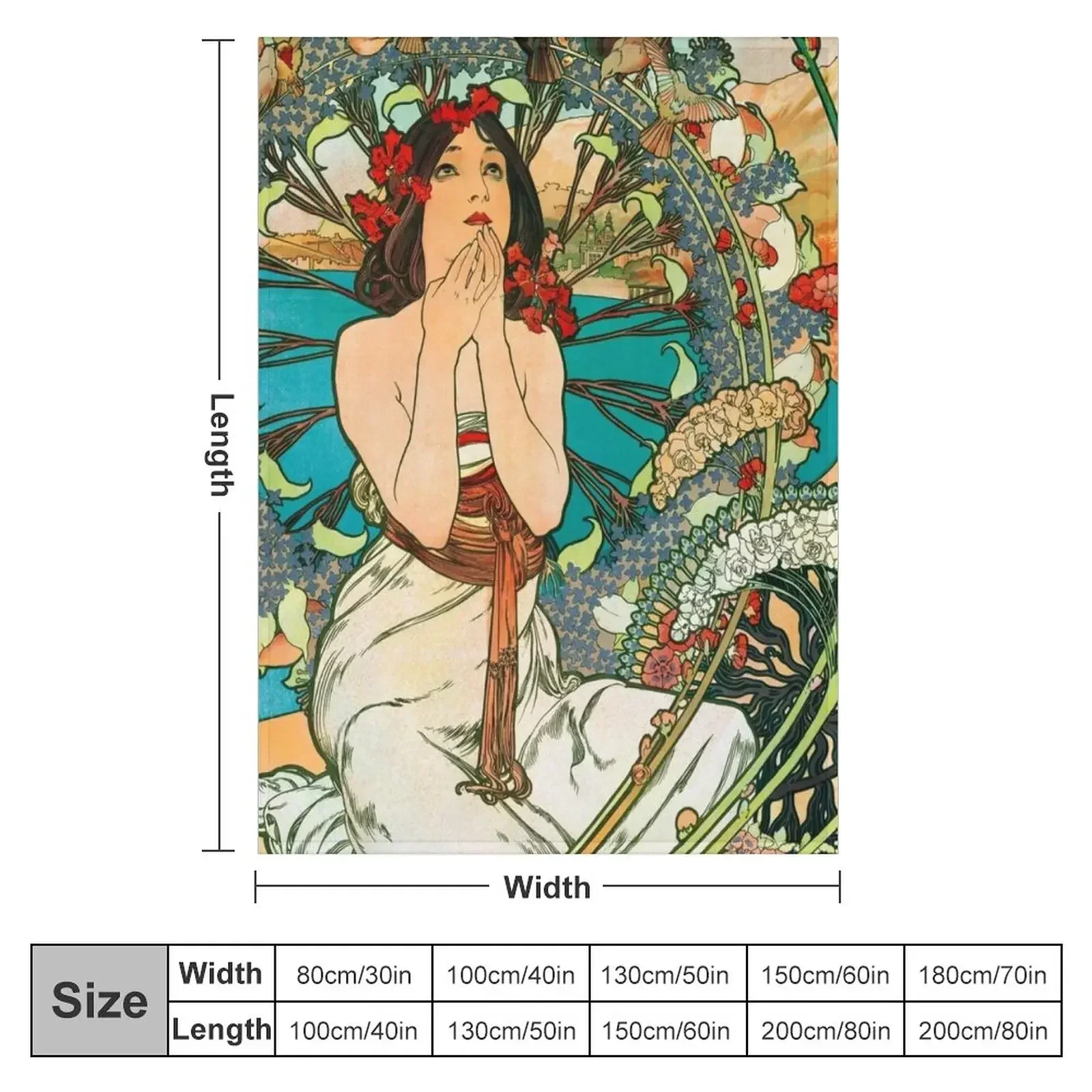 Винтажный туристический постер Монако Монте-Карло восстановленное одеяло 1983