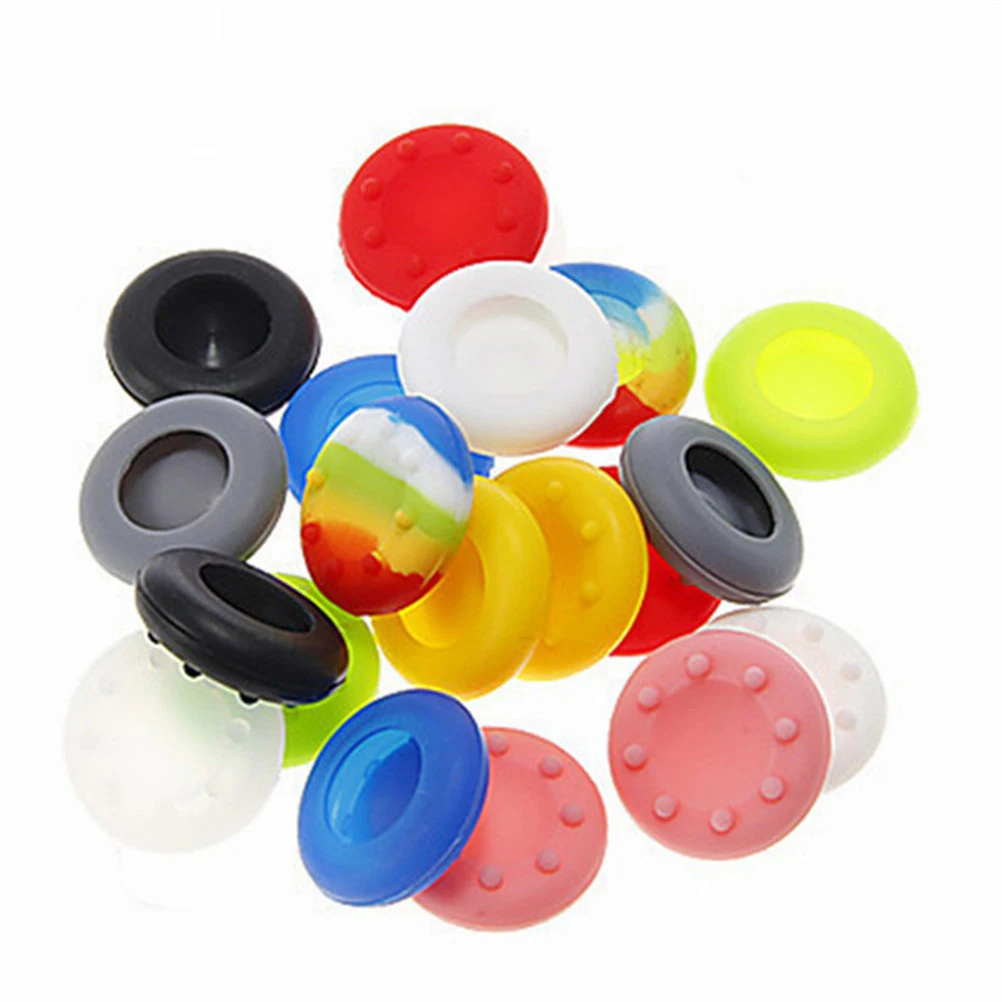 

10Pcs/Set Rubber Silicone Cap Thumbstick Thumb Stick Analog Cover Case Skin Joystick Grip Grips For PS4 PS3 PS2 XBOX One/360