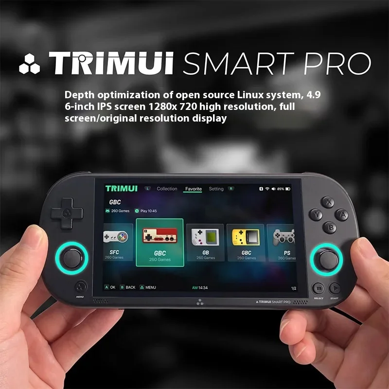 Портативная игровая консоль TRIMUI Smart Pro с открытым исходным кодом операционная