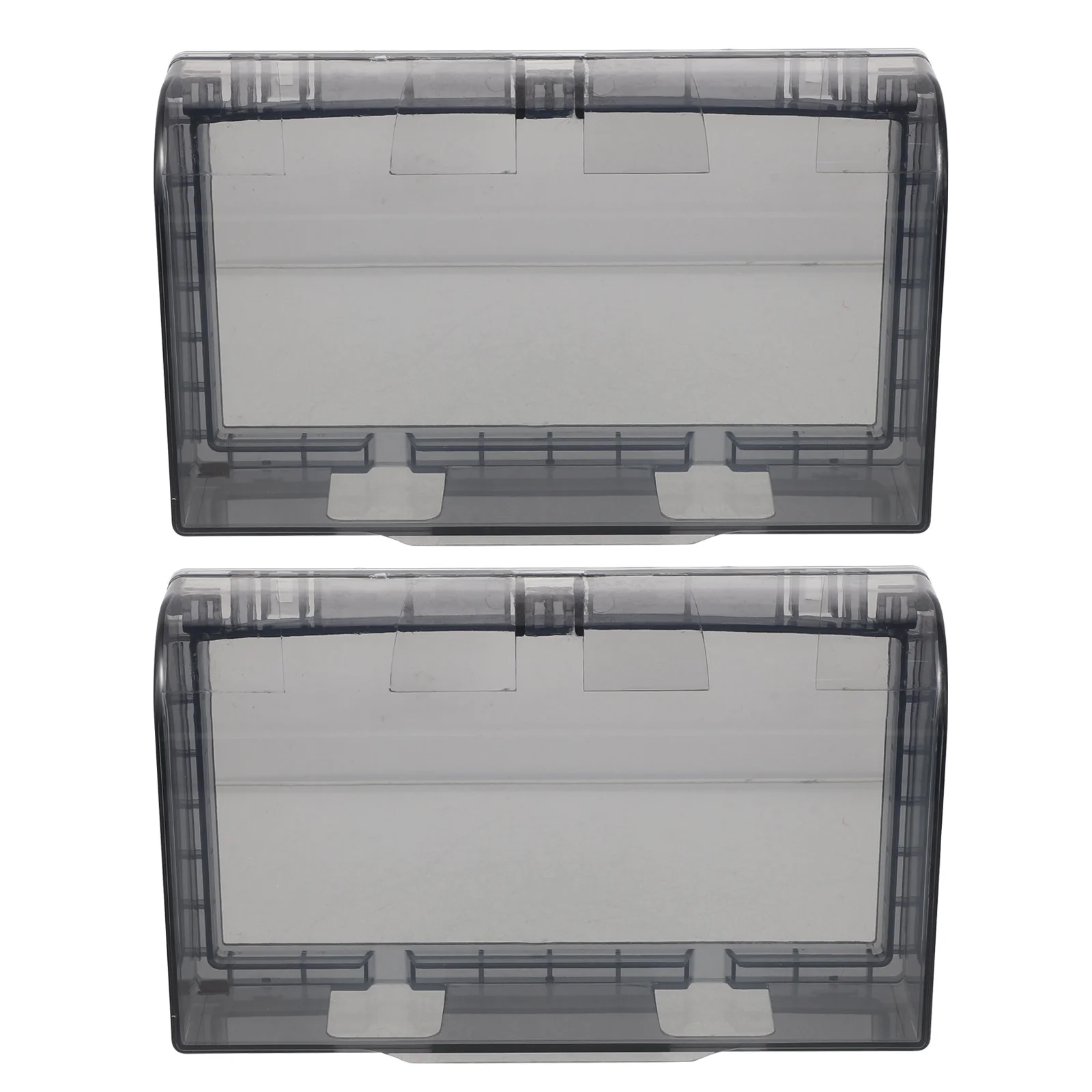 

2 Pcs Wall Socket Cover Light Switch Guard Electrical Outlet Covers Outdoor Outlets Box Child Proof LED Plate