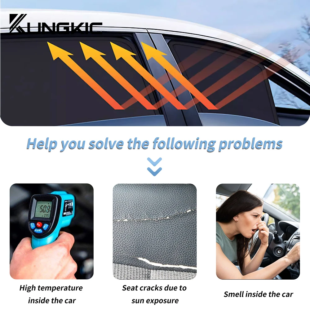 Для Subaru XV 2018 2019 2020 2021 2022 2023 Полное покрытие Автомобильный солнцезащитный козырек