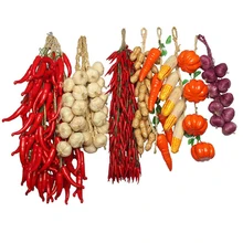 Artificial Simulation Vegetables Food Fake Chili Pepper Fruit Photography Props For Room Decoration Home christmas decoration