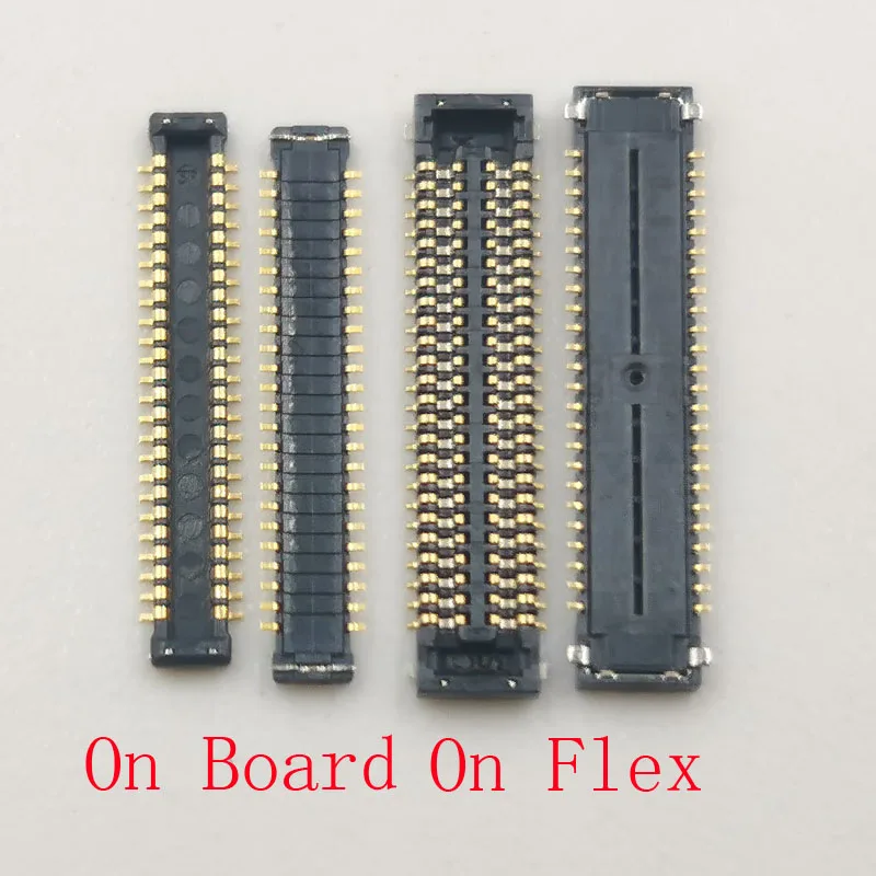 

2-5Pcs Lcd Display Screen Flex FPC Connector Plug On Board For Samsung Galaxy N920 N920F Note 5 Note5 S7 Edge G935 G935F 48 Pin