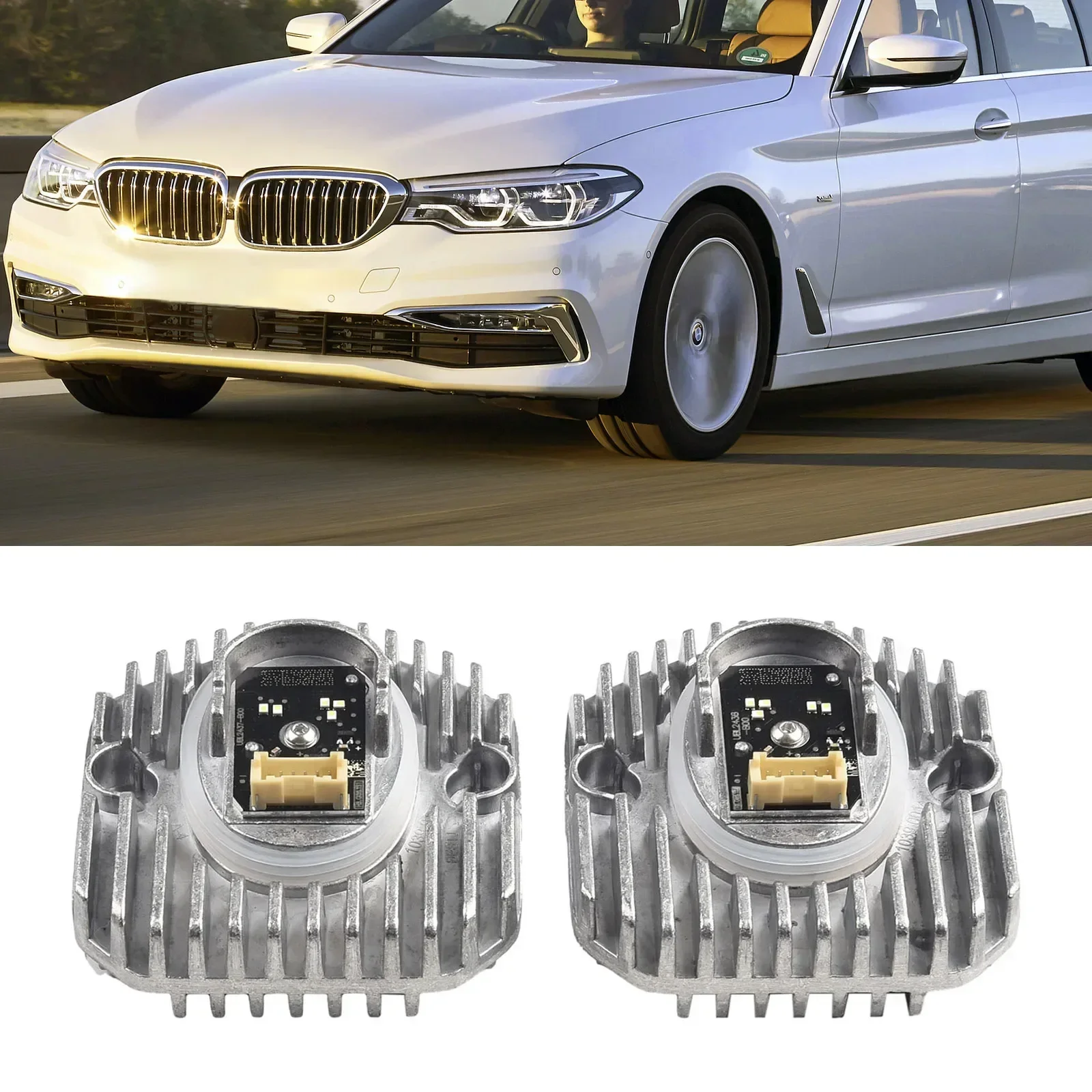1 пара модуля управления фарами слева 63117214939 Правый 63117214940 Для BMW G30 G31 F90 M5 G38 G32