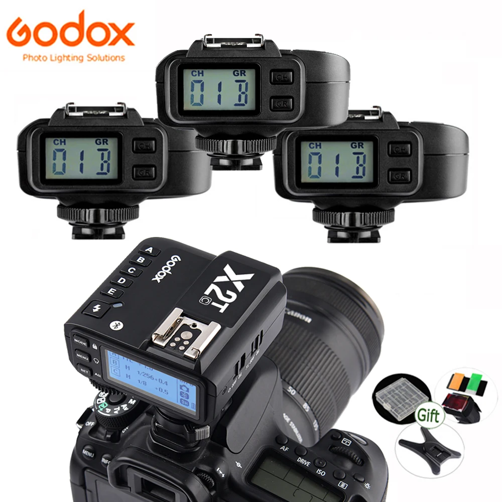 Купи Godox X2T-C X2T-N X2T-S 2.4G TTL Wireless Flash Trigger HSS Transmitter X1R-C/N/S Receiver for Canon Nikon Sony Camera Speedlite за 5,314 рублей в магазине AliExpress