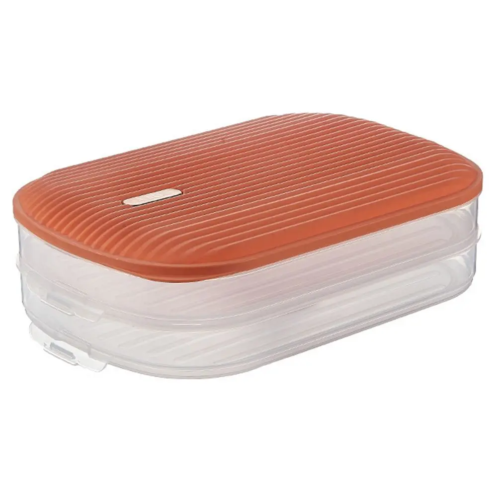 

1Set Double Layer Food Box Dustproof Fridge Food Boxes Fresh Preservation Container