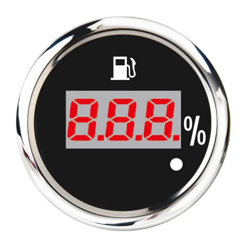 Датчик уровня топлива цифровой черный 52 мм 0-90 Ом