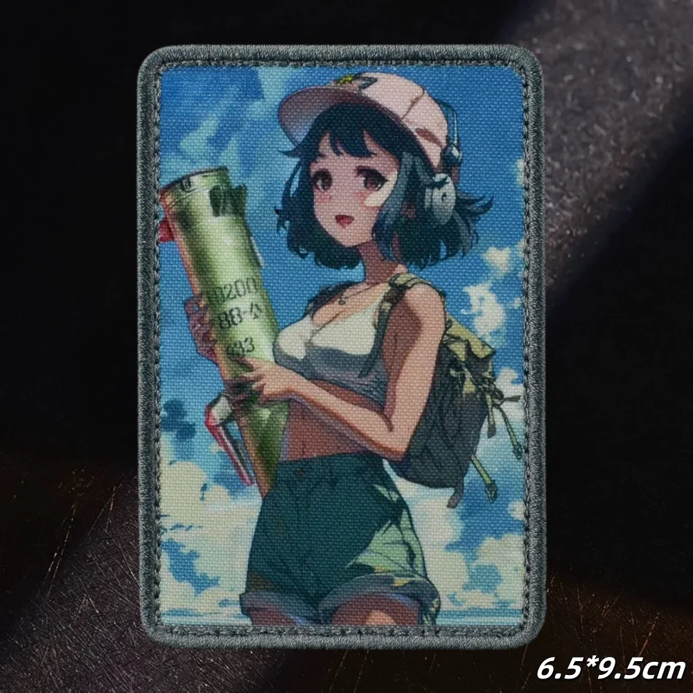 Нашивка шмблби с принтом милые аниме фото и петли нашивки для одежды наклейки на