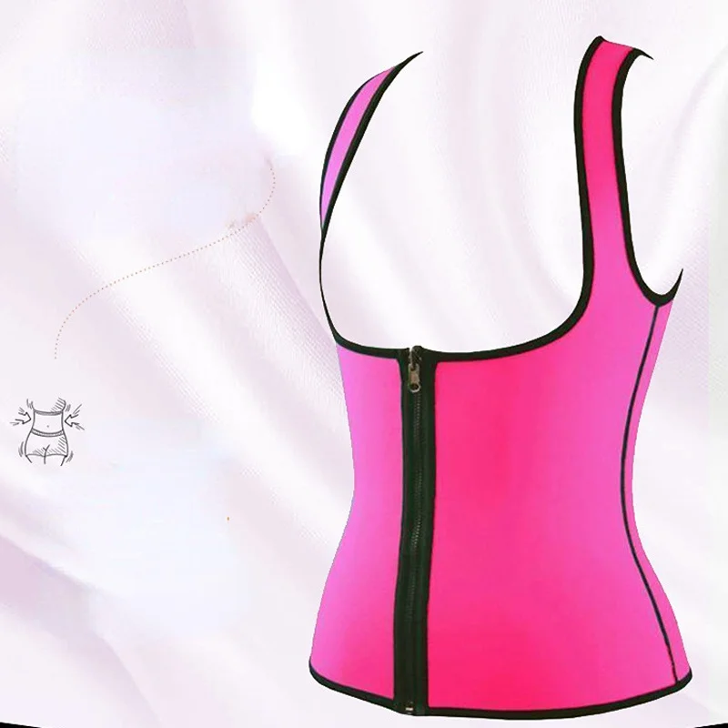 

Body Shaper Women Sweat Sauna Suit Vest Waist Trainer Slimming Flat Belly Tummy Control Fat Burning Fitness Weight Loss Tank Top