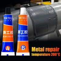 704020g industrial repair paste glue heat resistance cold weld metal repair paste ab adhesive gel casting crackle repair agent