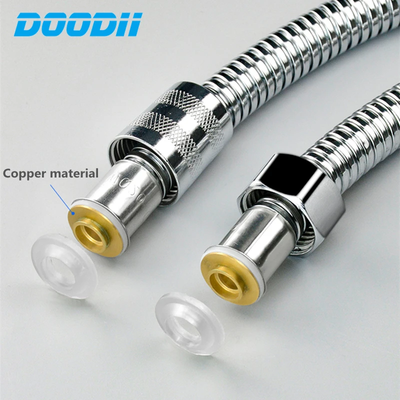 Душевой шланг DOODII 3 м/5 м утолщенная ручная Лейка из нержавеющей стали с
