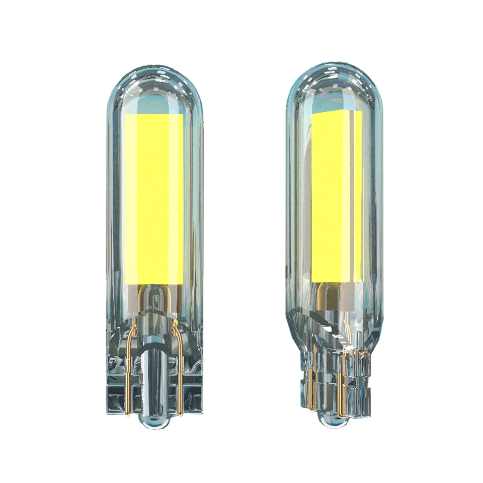 

2X T15 LED W16W Sapphire COB Clear Car Signal Light Glass Bulb 902 921 912 Driver Free Reverse Back Parking Lamp White 6000K 12V