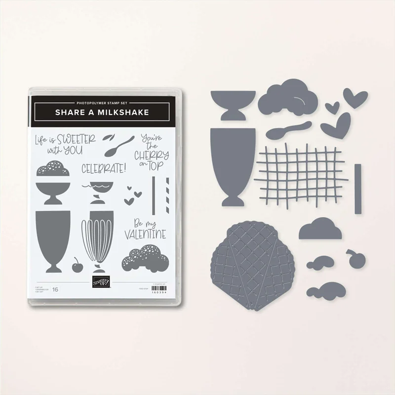 

Поделитесь молочным коктейлем прозрачными штампами и металлическими штампами для рукоделия, изготовления поздравительных открыток, украшения для скрапбукинга