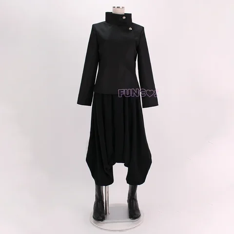Костюм для косплея из аниме «джутсу», Чонсам из Киотского ююютсу, чёрная форма, парик для чонсам, шибуя