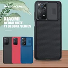 Чехол Nillkin для Xiaomi Redmi Note 11 Pro, зеркальный матовый чехол для фотоаппарата Xiaomi Redmi Note 11S 11 Pro Global