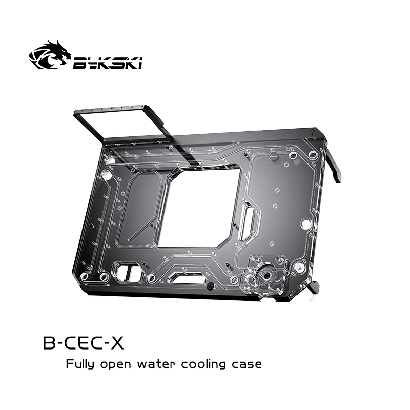 Фото Bykski B-CEC-X Шасси для печатной платы с открытой водой Полностью алюминиевая стойка для шасси Diy Вертикальное и горизонтальное использование №1