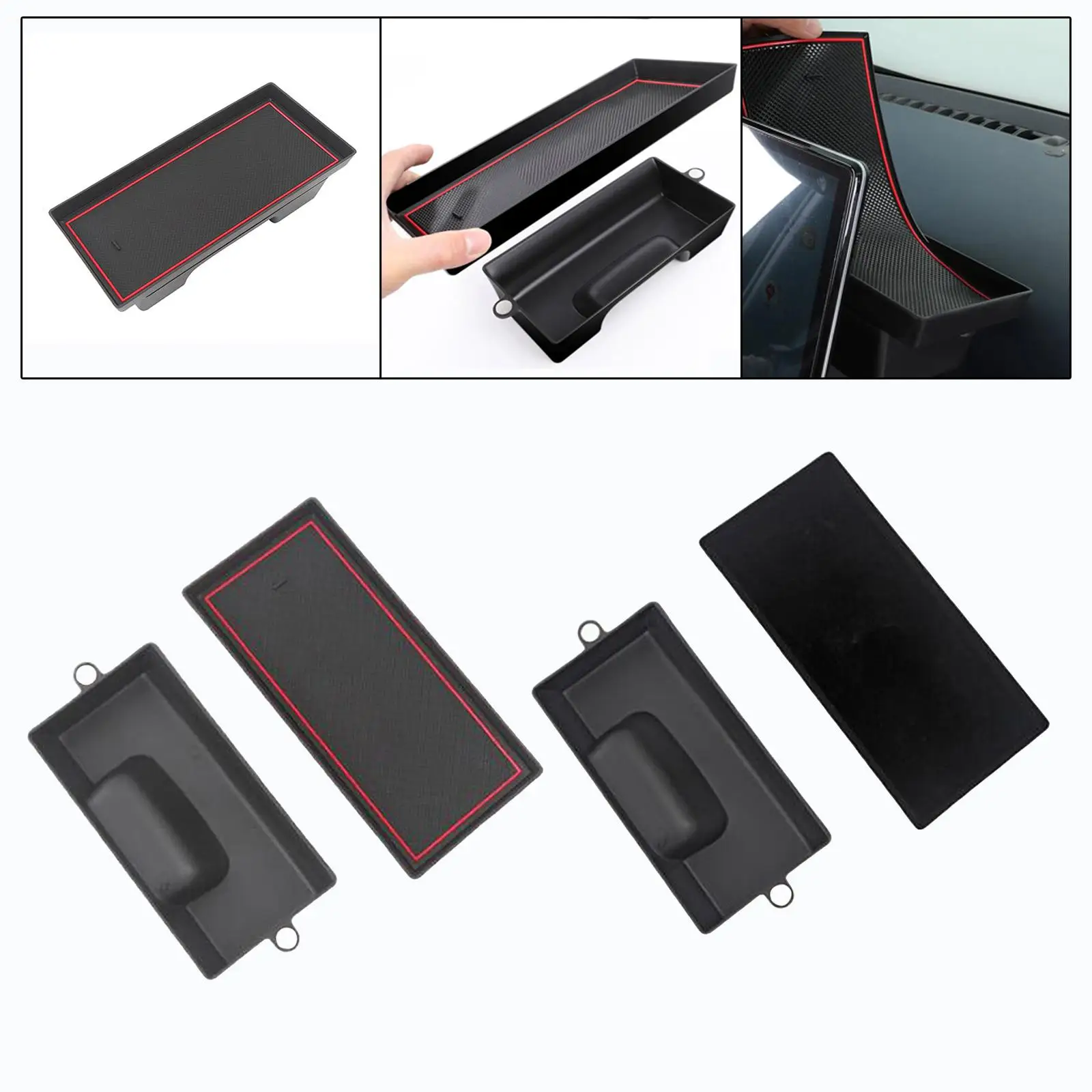 Автомобильный органайзер для приборной панели с нескользящим ковриком Byd Atto 3