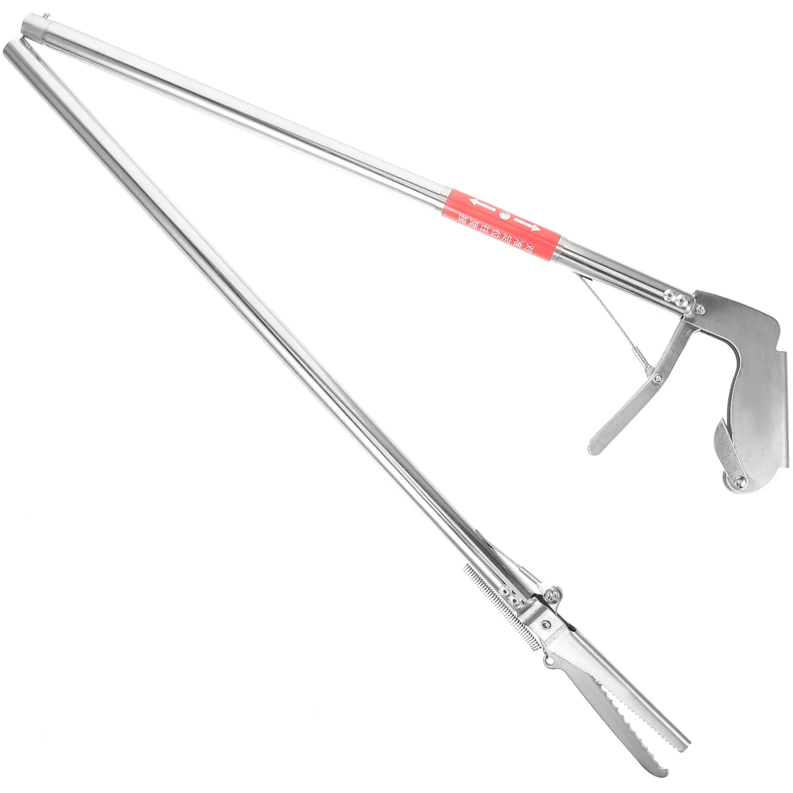 

Useful Snake Catcher Clip Folding Clamp Reptile Tongs Stick Grabber Tools Stainless Steel