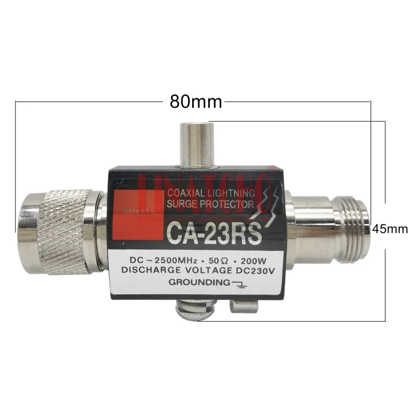 CA-23RS DC-2500MHz Coaxial Lightning Surge Protector for Outdoor Antenna  N Female Connector