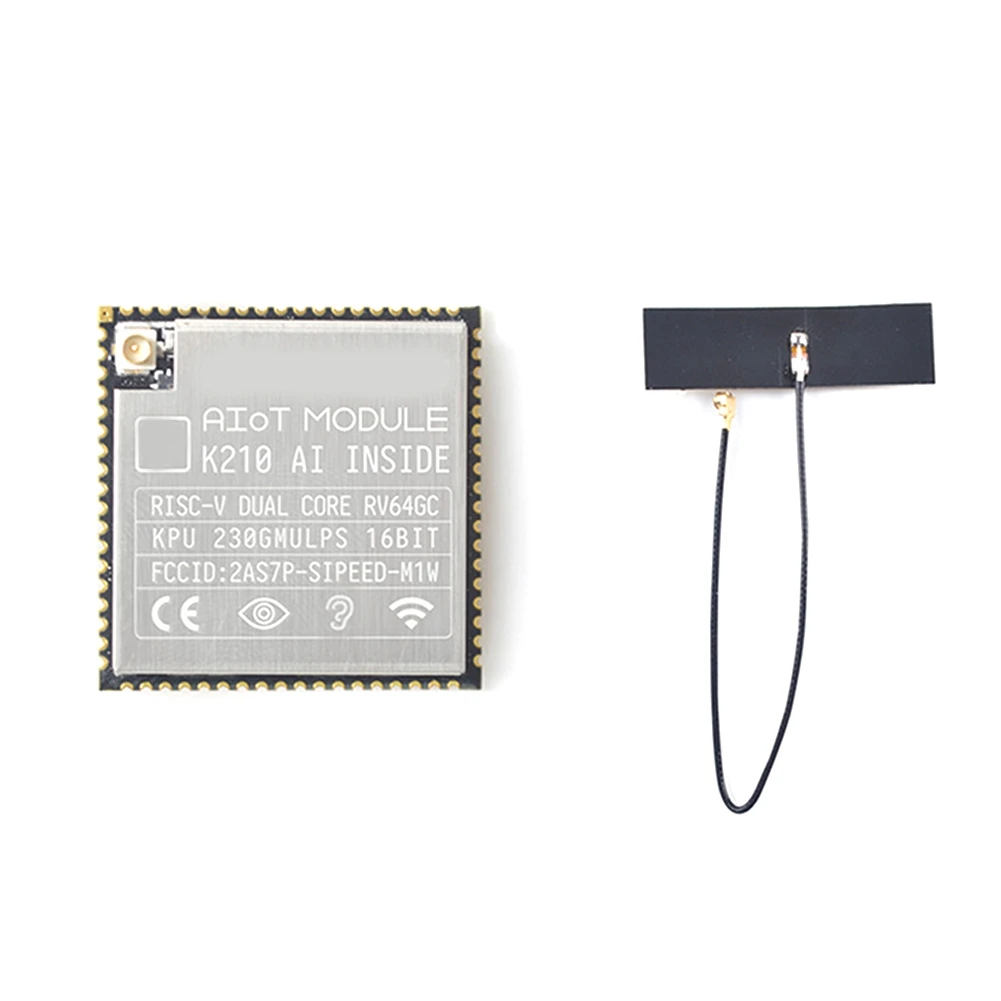

Модуль для Maix M1W AI + макетная плата + антенна K210 встроенный FPU KPU ESP8285 WiFi глубокое обучение