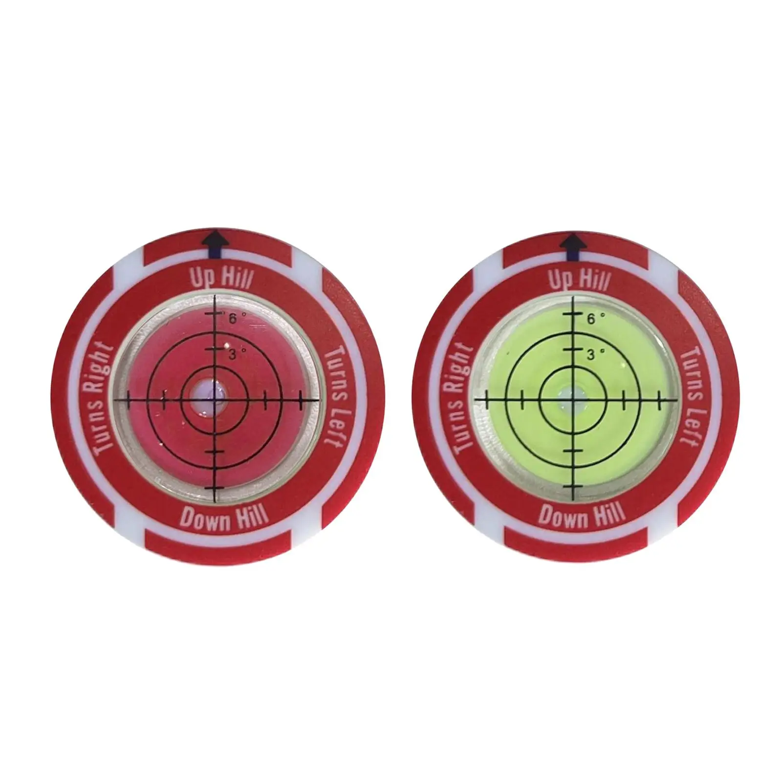 

Golf Cap Clip, Ball Marker, Portable Golf Accessory, Reading Aid, Training Aid,