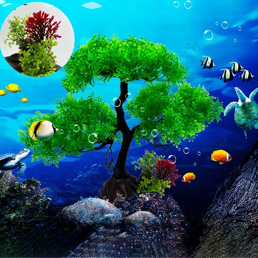 

High Quality Durable Aquarium Tree Natural Practical Fish Tank Tree Household Fishtank Landscaping Bonsai Trees