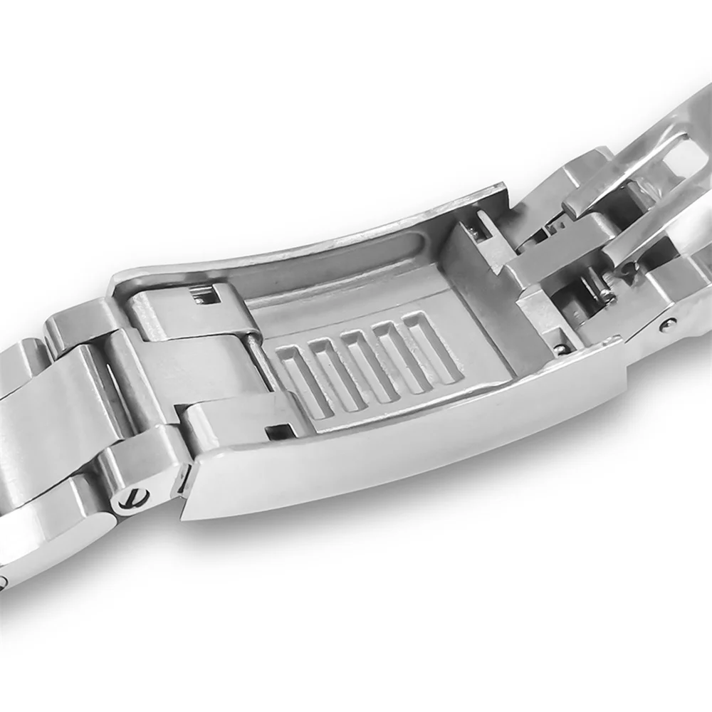 SUB Watch Accessories 316L Stainless Steel Strap 20mm Watchband Silver