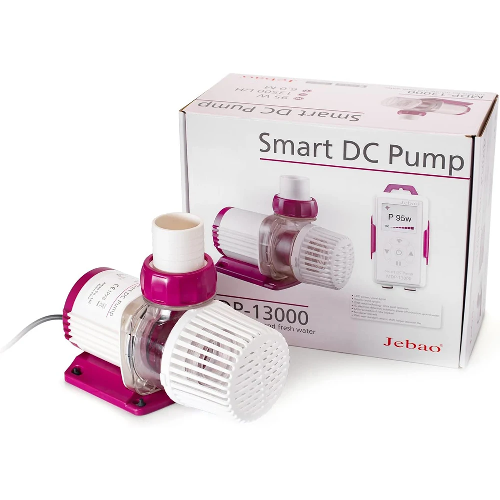 Фото Насос Jebao MDP-13000 95W Smart DC с LCD-дисплеем и контроллером, производительность 3566GPH, для морских аквариумов №1