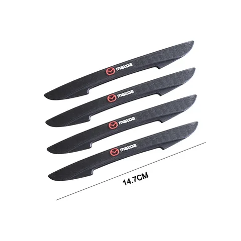 Для Mazda Emblem CX7 MX5 RX7 5 6 Axela Protege Atenza CX3 CX-5 CX-9 RX-8 626 4 шт. защитные наклейки на край двери автомобиля, аксессуары