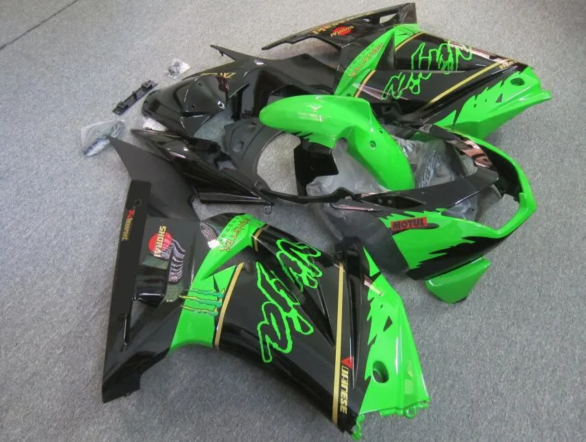 

Injection Mold New ABS Fairings Kit Fit for Kawasaki Ninja EX250 ZX250R 08 09 10 11 12 13 14 250 Bodywork Set Green