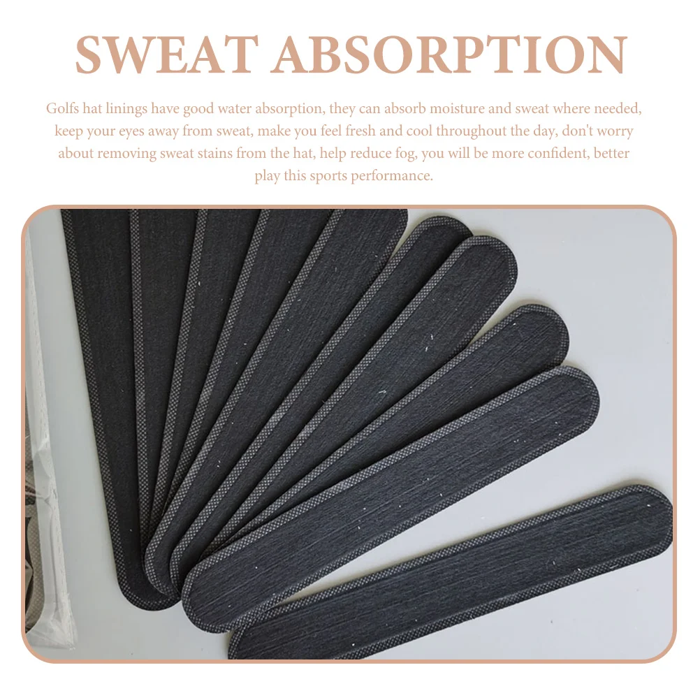 40 шт. подушечка для шляпы женские жесткие наклейки без подкладки нетканая ткань