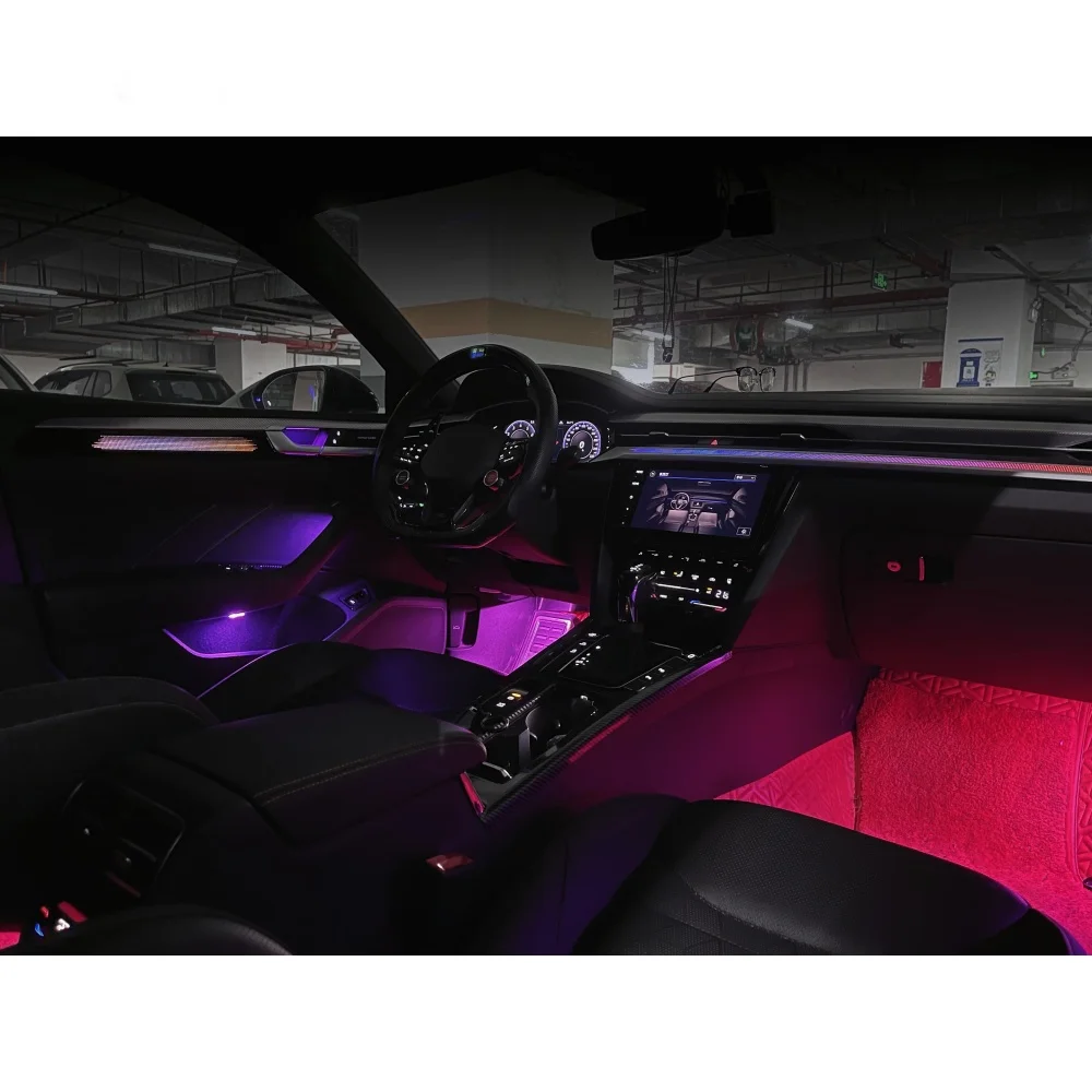 Для Фольксвагена Arteon 2021 + Volkswagen динамическая атмосфера фотопанель 1:1 форма