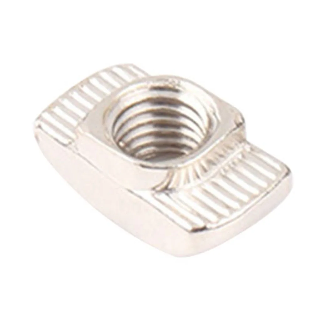 

20/50pcs T-Nut M3/M4/M5 For 20 Series Slot T-Nut Sliding T Nut Hammer Drop In Nut Fasten Connector Nut Woodworking Accessories