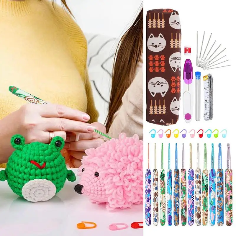 Иглы для вязания крючком пряжи Нержавеющие крючки из нержавеющей стали Носки